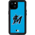 MLB Miami Marlins Solid Distressed iPhone 15 Plus Waterproof Case